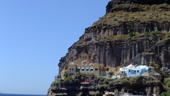 Cave houses, from the port