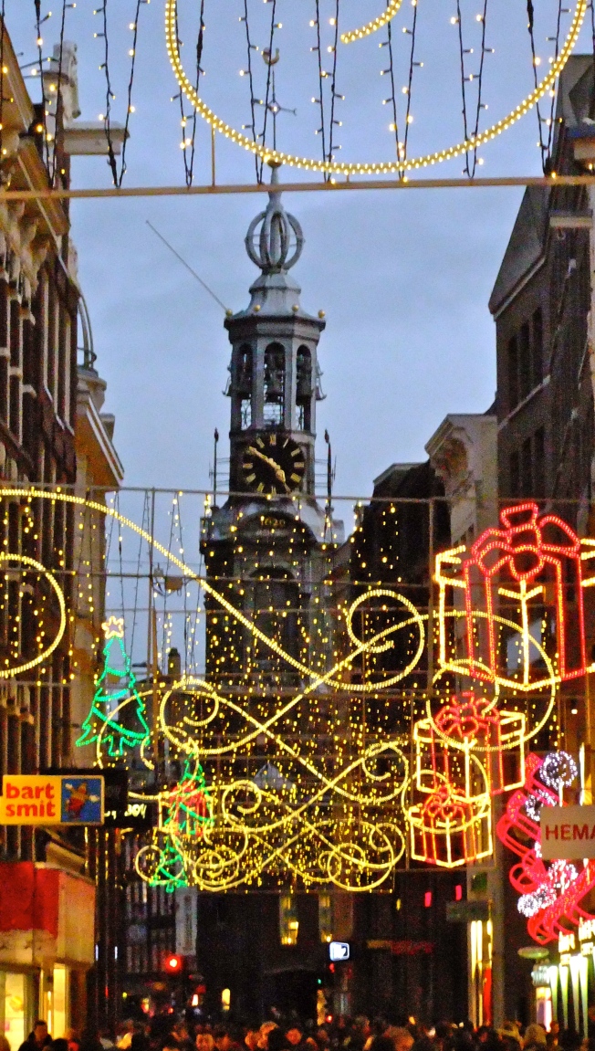 christmas light in amsterdam