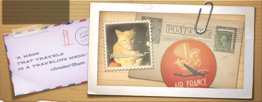 Email collage vintage