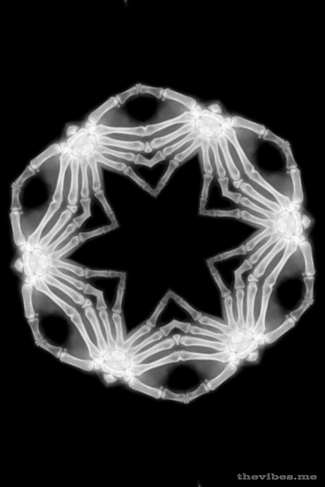Buzby berkeley kaleidoscope image x-ray the vibes