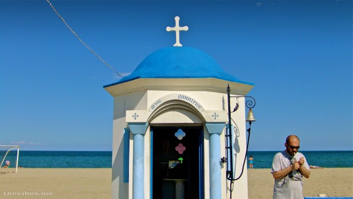 shrine olympic beach greece the vibes