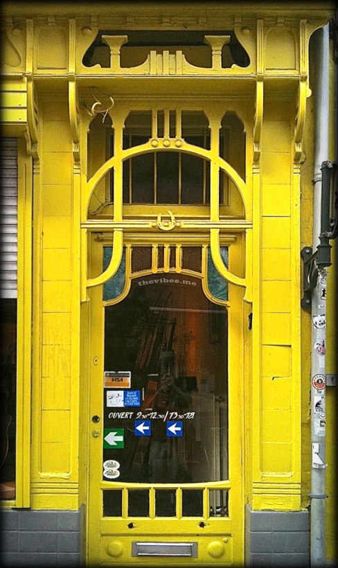 Art Nouveau Door Brussels